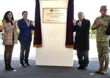 AMLO y Samuel García inauguran acueducto El Cuchillo II en Nuevo León