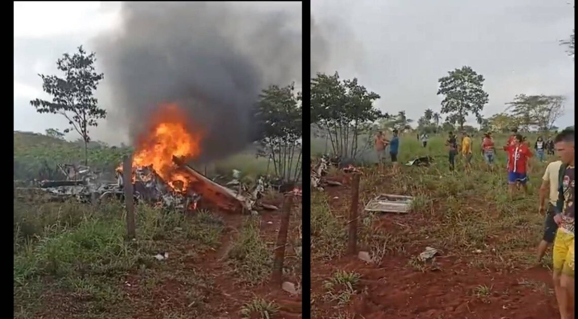 VIDEO: Accidente de avioneta en Paraguay deja cuatro muertos, entre ellos un diputado federal