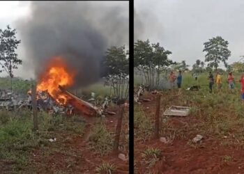 VIDEO: Accidente de avioneta en Paraguay deja cuatro muertos, entre ellos un diputado federal
