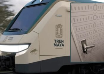Tren Maya: Así es el baño detrás de una sobria puerta con blanco y gris