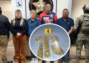 Detienen a cuatro en posesión de varias porciones de droga en Cajeme