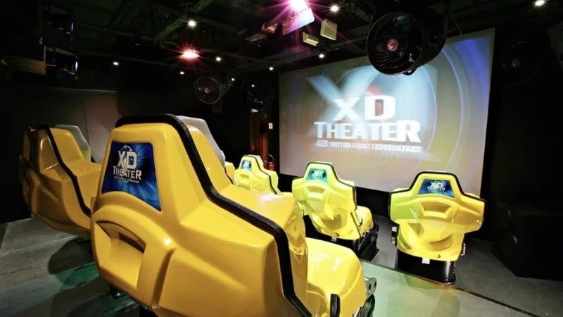 Otra de las atracciones del crucero de Neymar es un cine 4D. 