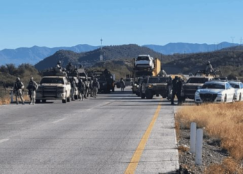 Detienen a 6 tras enfrentamiento armado en tramo Trincheras-Santa Ana