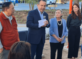 Entrega alcalde puente de Luis Encinas y Veracruz