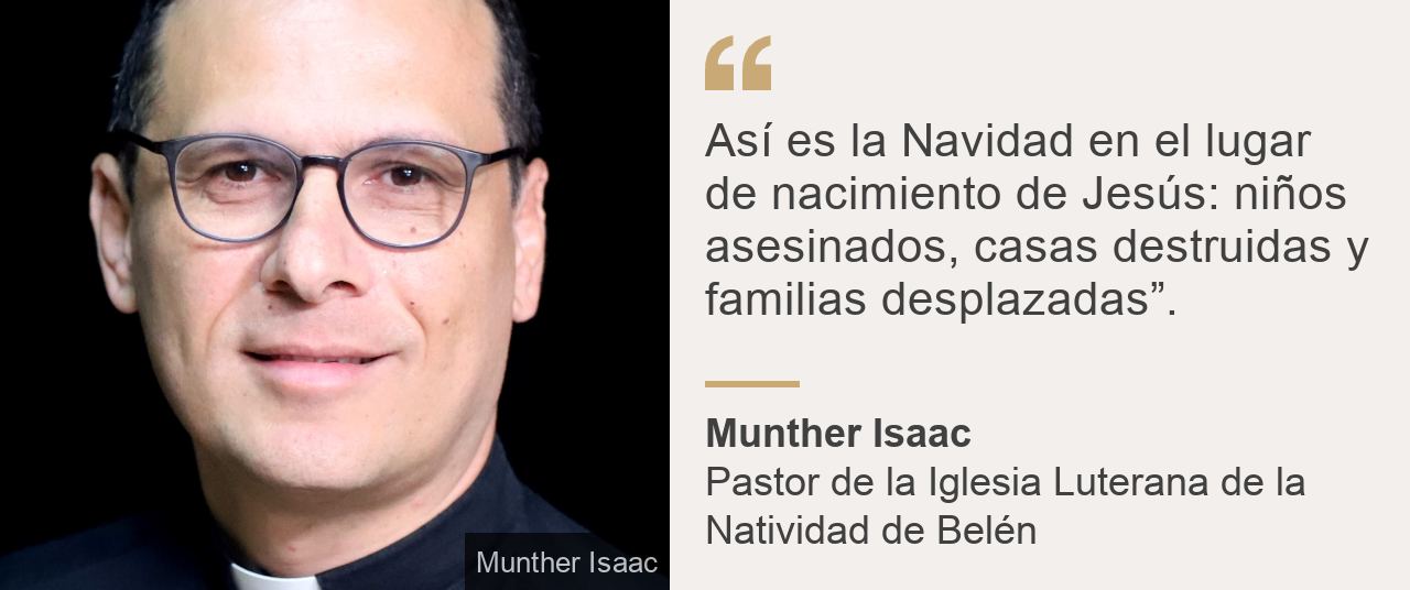 Fotocita de Munther Isaac.