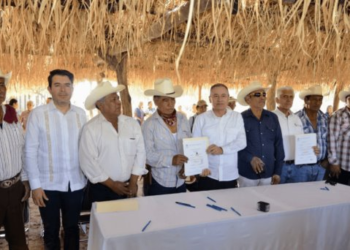 Firman título de transferencia del Distrito de Riego 018 a la etnia Yaqui