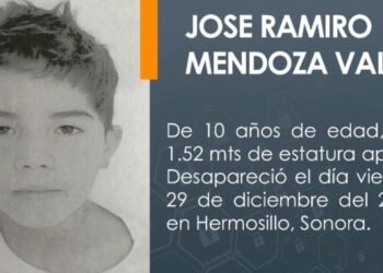 Alerta Amber: Desaparece niño de 10 años en Hermosillo