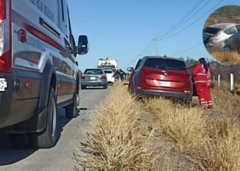 Se registró accidente en la Carretera Hermosillo – Guaymas