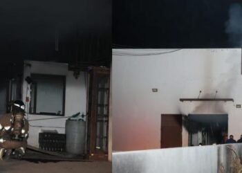 Persona en situación de calle provocó un incendio en una bodega abandonada
