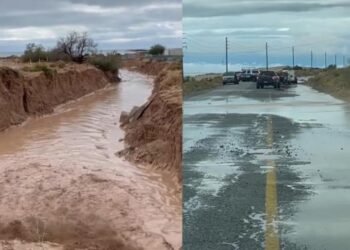 El tramo carretero Golfo de Santa Clara-San Luis fue cerrado