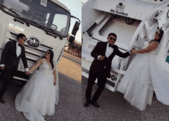 María y Luis Enrique celebran su matrimonio con especial sesión de fotos