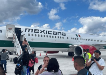 Primer vuelo de Mexicana llegó a Tulum tras hora y media en Mérida