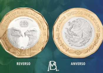 Presenta Banco de México nueva moneda de 20 pesos; así está compuesta
