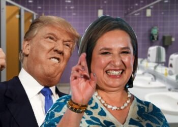 Xóchitl Gálvez insinúa que migrantes solo lavan baños en EU al responderle a Trump, ¿Quedó peor que él?