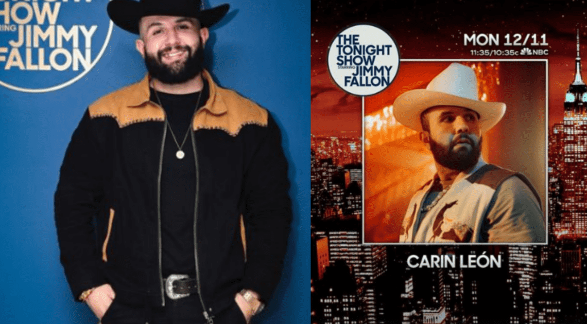 Carín León se presenta en The Tonight Show de Jimmy Fallon Carín León se presenta en The Tonight Show de Jimmy Fallon
