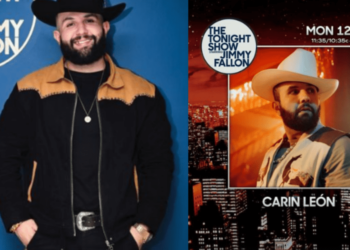 Carín León se presenta en The Tonight Show de Jimmy Fallon