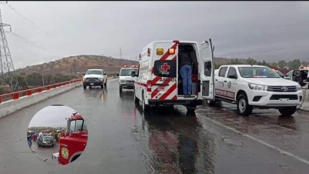 Fatal accidente vial, ocasionando lesiones a paisanos y una muerte Fatal accidente vial, ocasionando lesiones a paisanos y una muerte
