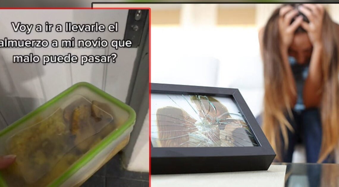 VIRAL: Mujer le lleva almuerzo sorpresa a su novio y lo descubre con otra