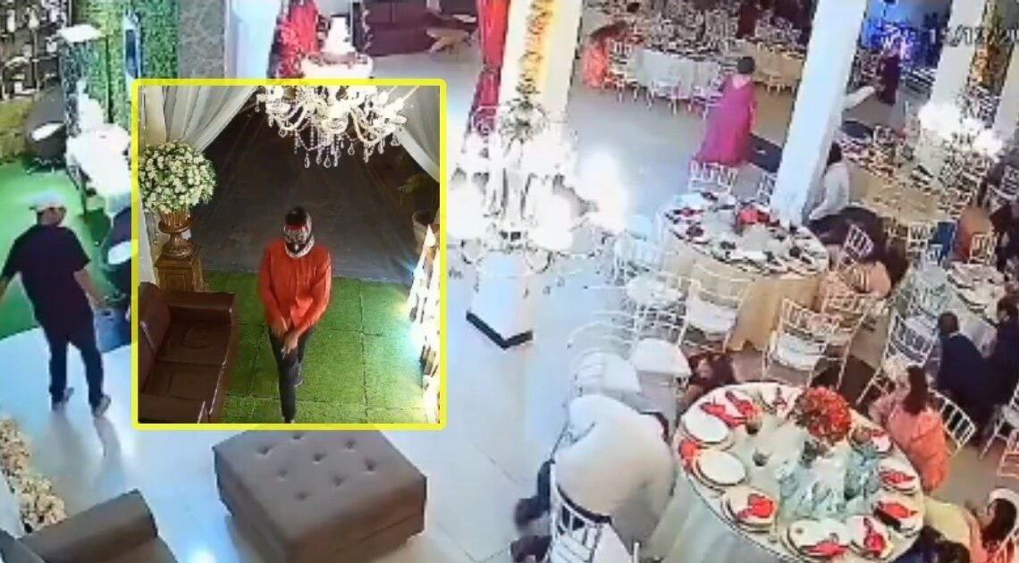 VIDEO: Asaltantes someten a más de 150 invitados a una boda y les quitan hasta la ropa VIDEO: Asaltantes someten a más de 150 invitados a una boda y les quitan hasta la ropa