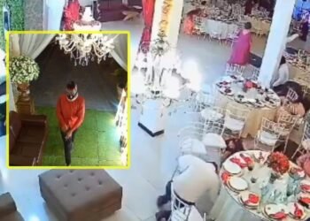 VIDEO:  Asaltantes someten a más de 150 invitados a una boda y les quitan hasta la ropa