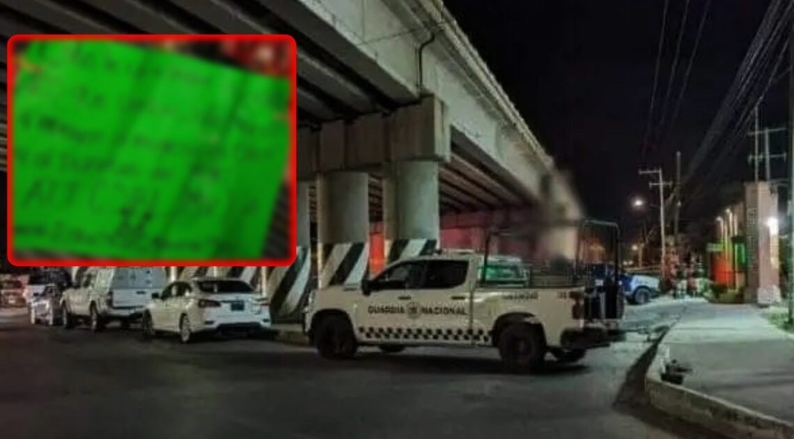 Encuentran cuerpo con signos de tortura, acompañado de un mensaje amenazante colgado de un puente en Guanajuato Encuentran cuerpo con signos de tortura, acompañado de un mensaje amenazante colgado de un puente en Guanajuato