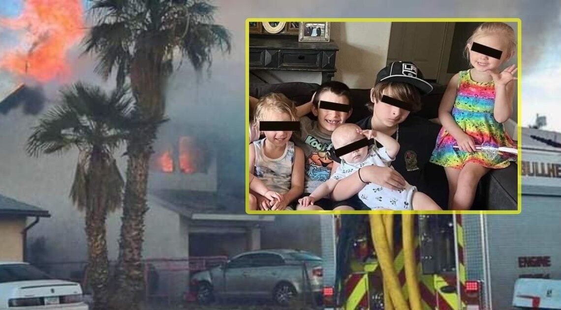 Mueren 5 niños en incendio que se originó mientras el padre a cargo salió a hacer las compras navideñas en Arizona