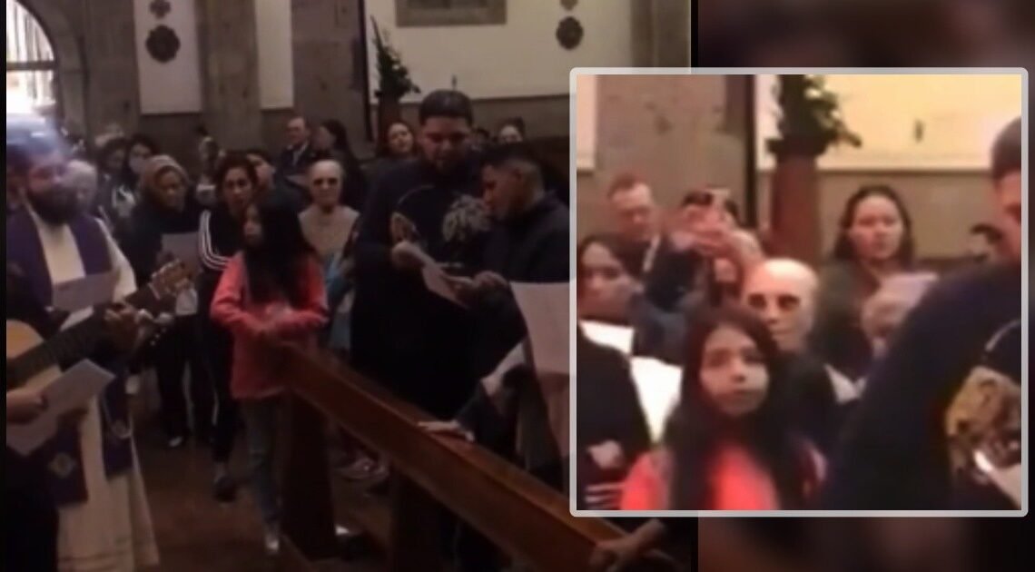 TikTok: ¿Un fantasma? Extraña presencia es captada en video durante evento en una iglesia y desata debates sobrenaturales