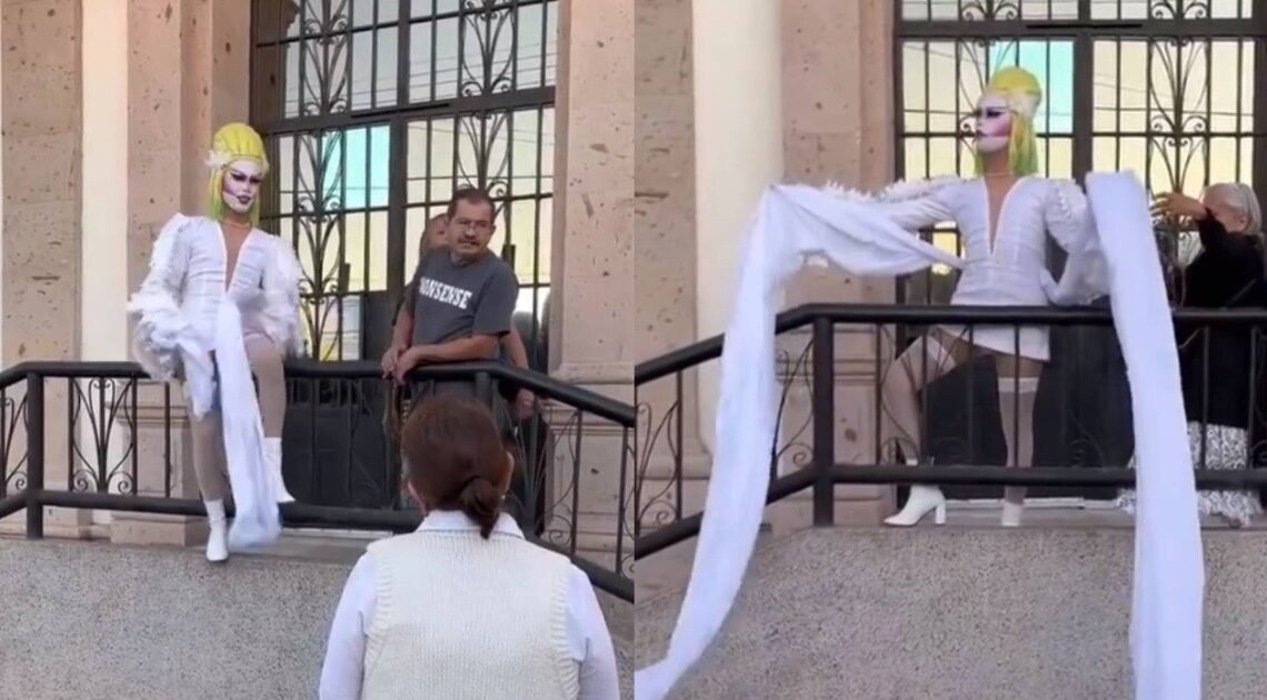 Discriminan a drag afuera de iglesia en Cajeme