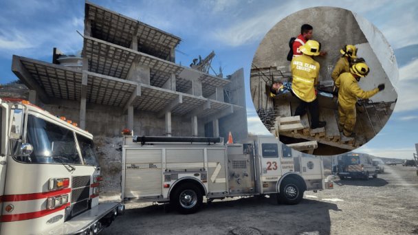 Trabajador cae 4.5 metros de altura en construcción de San Carlos Trabajador cae 4.5 metros de altura en construcción de San Carlos