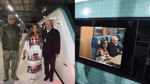 Inaugura AMLO el segundo tramo del Tren Maya Inaugura AMLO el segundo tramo del Tren Maya