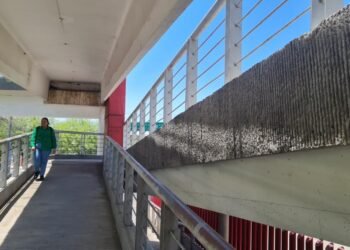 “Jalan las orejas” a peatonesen el puente HGE-Unison