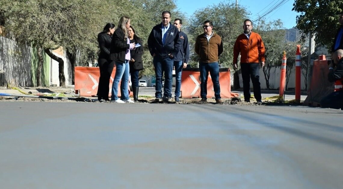 Hermosillo: Visita Antonio Astiazarán obras en proceso en el bulevar Agustín Zamora