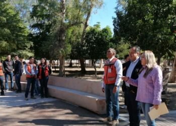 Supervisa Antonio Astiazarán los avances en rehabilitación del Parque Madero
