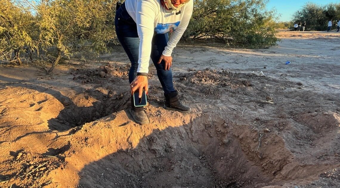 Madres buscadoras encuentran hasta 30 fosas clandestinas en Sonora