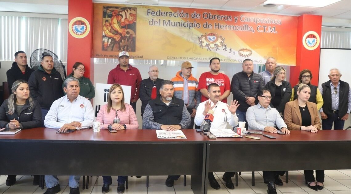 Para reducir jornada laboral marchará CTM el 21 de enero en Hermosillo