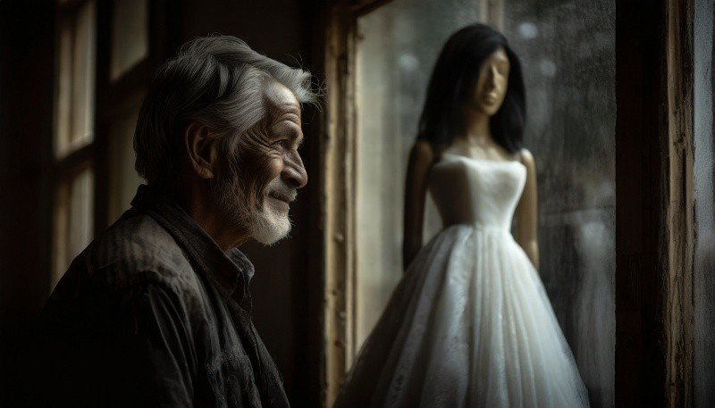     Arturo Chávez Olivarría y Esmeralda al fondo.