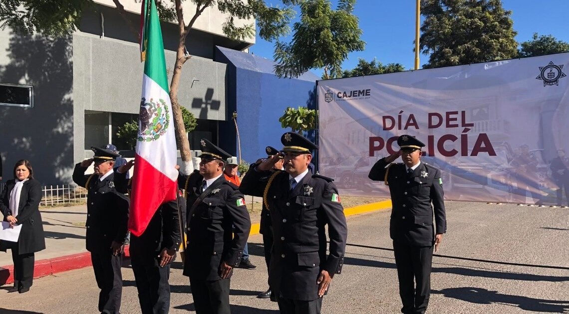 En el día del policía, realizan homenaje a elementos caídos en Ciudad Obregón