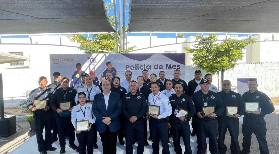 Hermosillo: Reconocen labor de 20 municipales