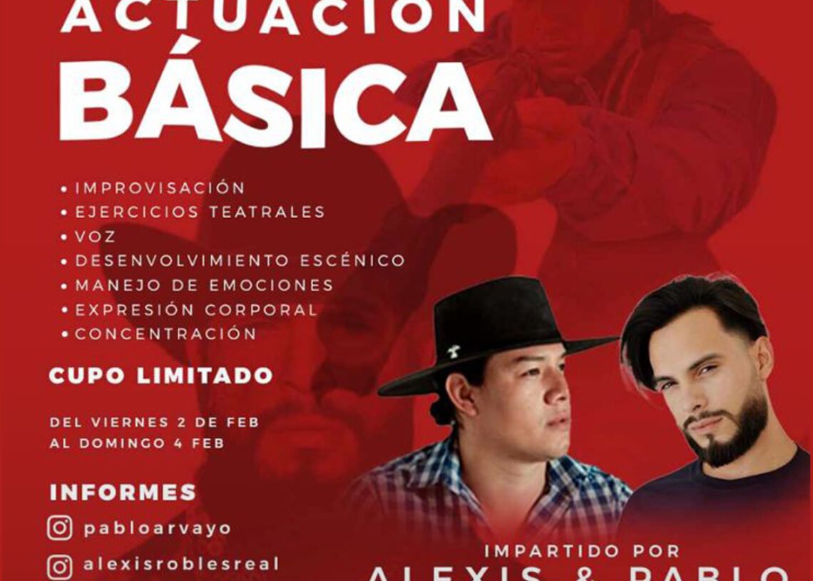 Actores Sonorenses Impartirán Taller de Actuación en Hermosillo