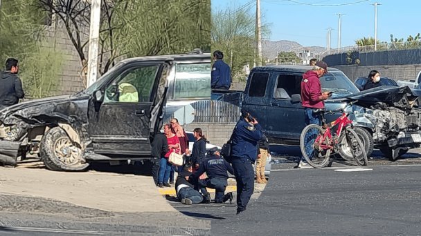 Fuerte accidente sobre el García Morales deja al menos dos personas heridas Fuerte accidente sobre el García Morales deja al menos dos personas heridas