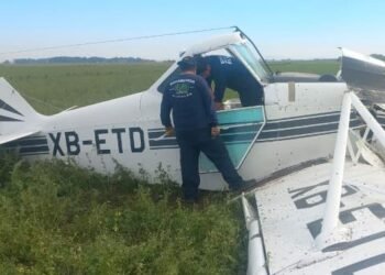 Avioneta de fumigación se desploma en San Luis Río Colorado
