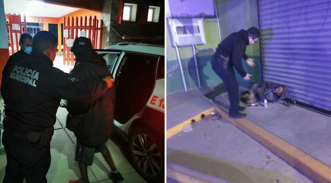 Policía municipal traslada a 62 personas en situación de calle a refugios temporales por bajas temperaturas Policía municipal traslada a 62 personas en situación de calle a refugios temporales por bajas temperaturas