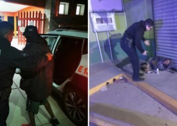 Policía municipal traslada a 62 personas en situación de calle a refugios temporales por bajas temperaturas