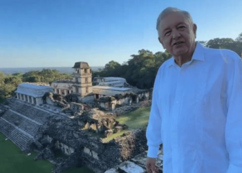 AMLO envía mensaje de Año Nuevo desde Palenque: “Que no haya ninguna calamidad”