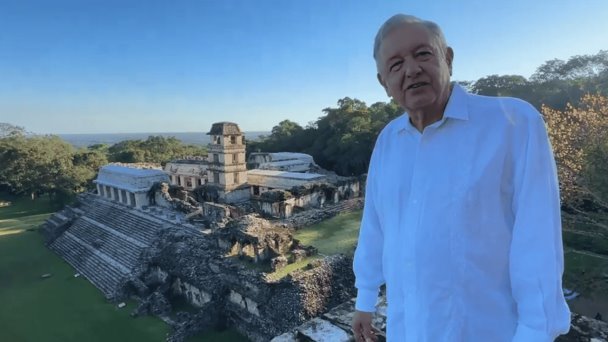 AMLO envía mensaje de Año Nuevo desde Palenque: “Que no haya ninguna calamidad” AMLO envía mensaje de Año Nuevo desde Palenque: “Que no haya ninguna calamidad”