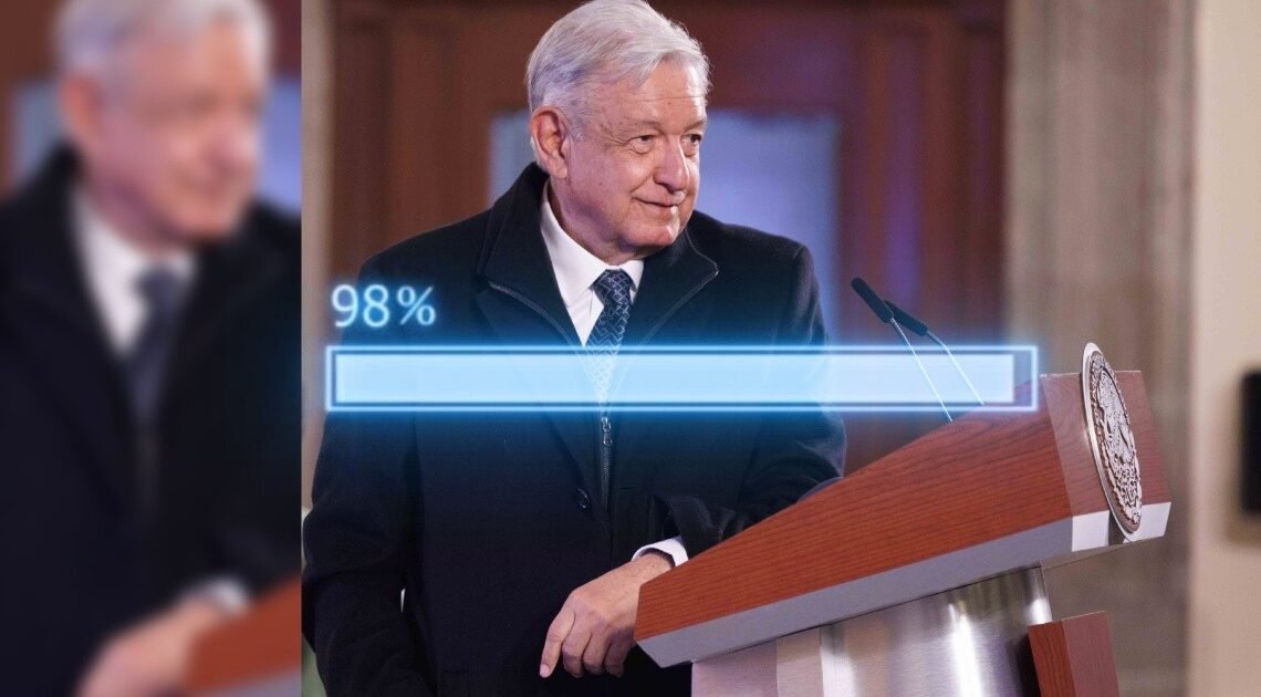 AMLO acepta que un compromiso le quedará pendiente; afirma que 98 de 100 ya los cumplió