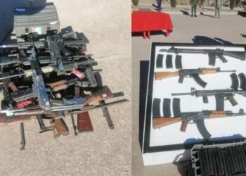 Destruye Sedena armamento asegurado en Nogales