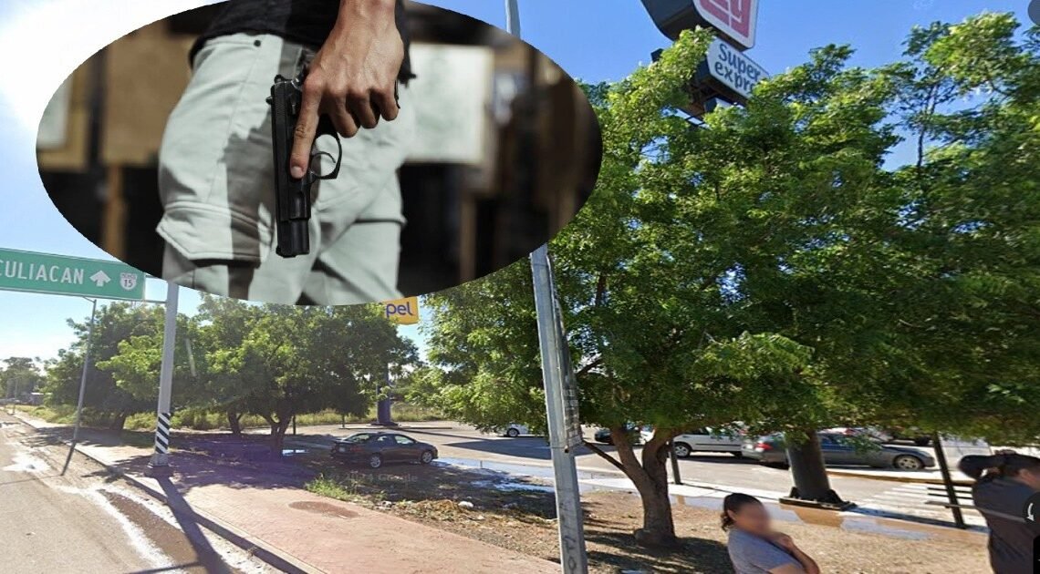 Pareja con niño en brazos asalta minisúper con arma de fuego en Guasave, Sinaloa