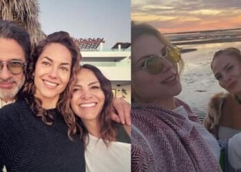 Bárbara Mori y Fabiola Campomanes disfrutan de Puerto Peñasco