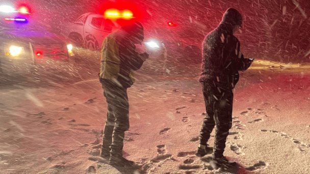 Cierran temporalmente el Puerto Cananea debido a intensa nevada Cierran temporalmente el Puerto Cananea debido a intensa nevada